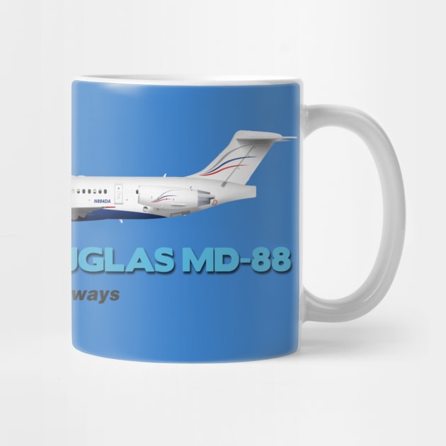 McDonnell Douglas MD-88 - Dynamic Airways by TheArtofFlying